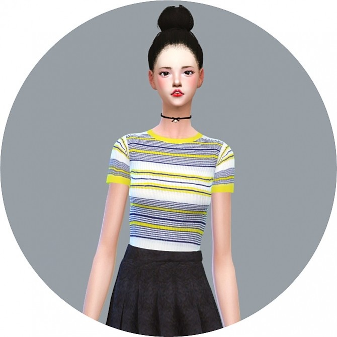 Sims 4 Tight Short Sleeve Top at Marigold
