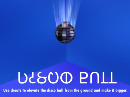 Discotheque mirrorball animated by eve28 at Mod The Sims