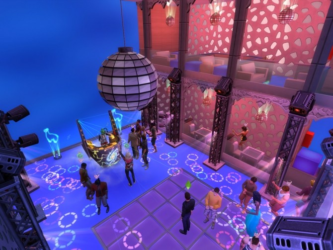 Sims 4 Discotheque mirrorball animated by eve28 at Mod The Sims