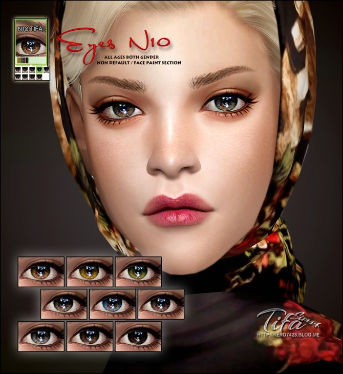 Sims 4 Eyes N10 at Tifa Sims