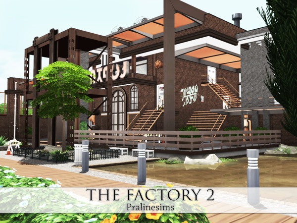 Sims 4 THE FACTORY 2 Industrial Living by Pralinesims at TSR