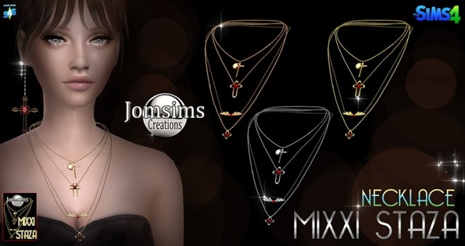 Sims 4 Mixxi Staza necklace at Jomsims Creations