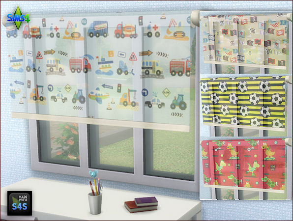 Sims 4 2 sets of blinds by Mabra at Arte Della Vita