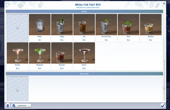 Sims 4 Custom Bar Drinks by icemunmun at Mod The Sims