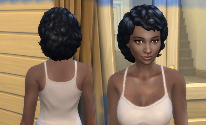 Sims 4 Medium Curly Version 2 by Kiara Zurk at My Stuff