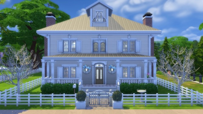 Sims 4 The Hillrose house by pollycranopolis at Mod The Sims