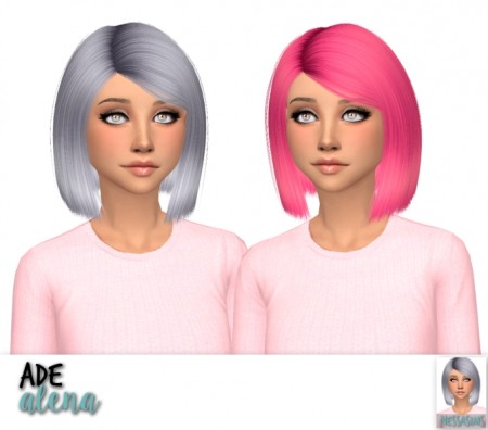 Ade alena, kylie & viola hair recolors at Nessa Sims » Sims 4 Updates