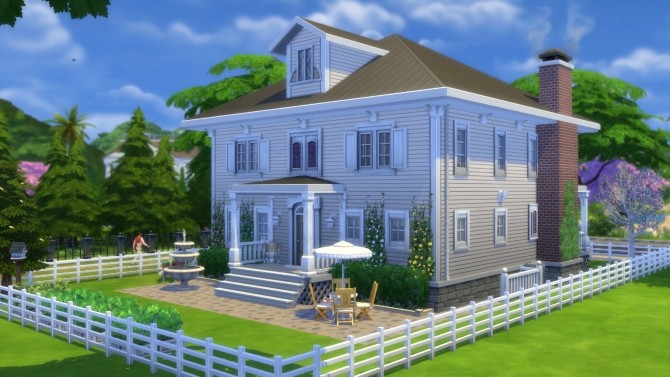 Sims 4 The Hillrose house by pollycranopolis at Mod The Sims