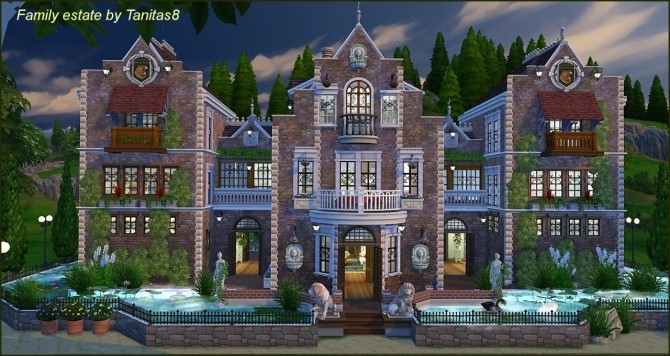 Sims 4 Family estate at Tanitas8 Sims
