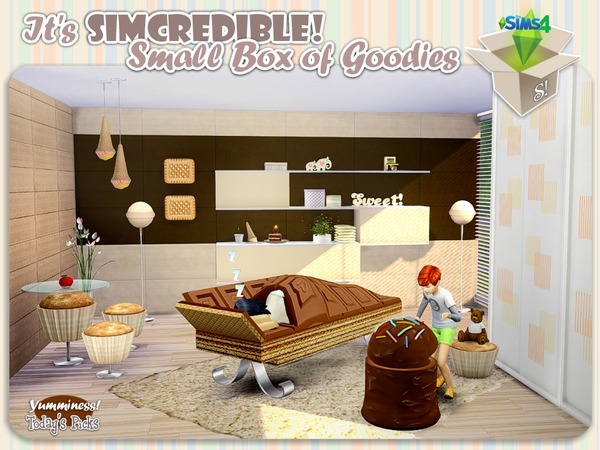 Sims 4 Yumminess box of goodies + full set by SIMcredible at TSR