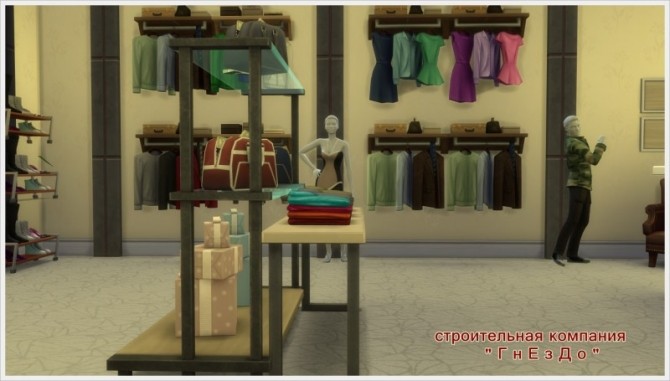 Sims 4 OSTIN clothing store at Sims by Mulena