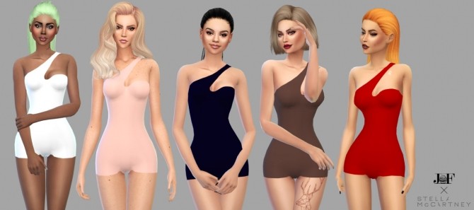Sims 4 Dress, earrings, swimsuits, cases and more at JFC Sims