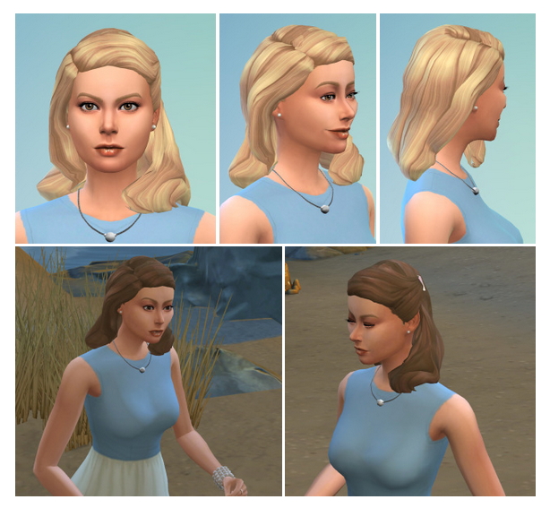 Sims 4 Ingrid B. Hair at Birksches Sims Blog
