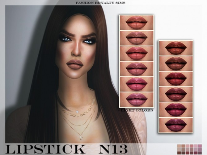 Sims 4 Lipstick N13 at Fashion Royalty Sims