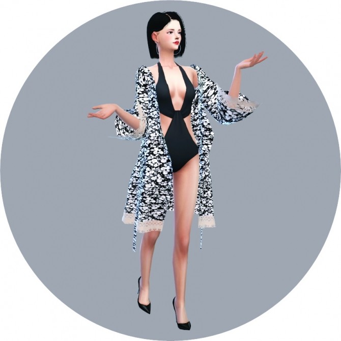 Sims 4 ACC Bohemian Robe at Marigold