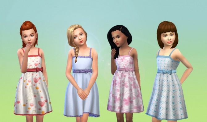 Sims 4 Stylish Dress by Kiara Zurk at My Stuff