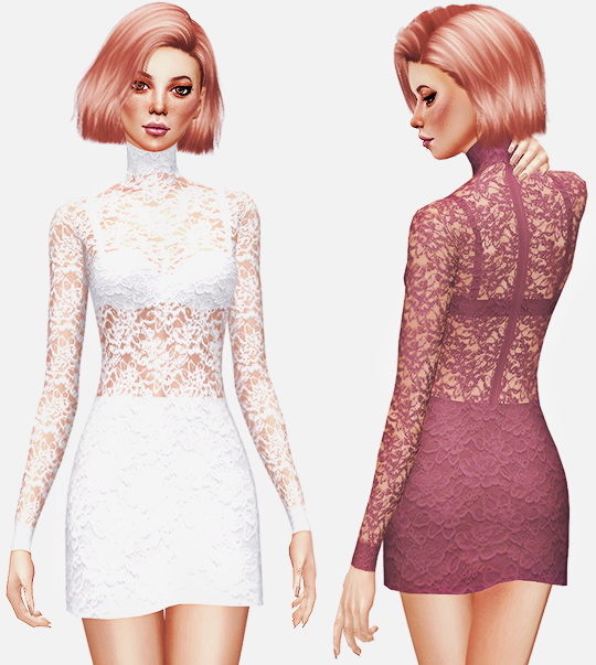 Sims 4 ELLIE DRESS at Leeloo