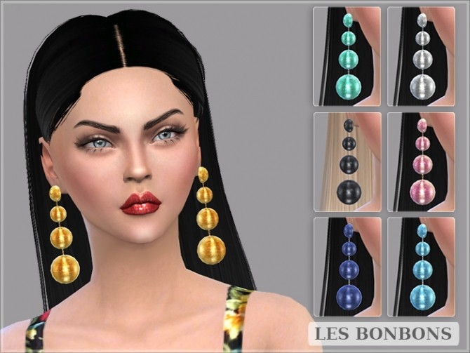 Sims 4 Les Bonbons Earrings at Giulietta