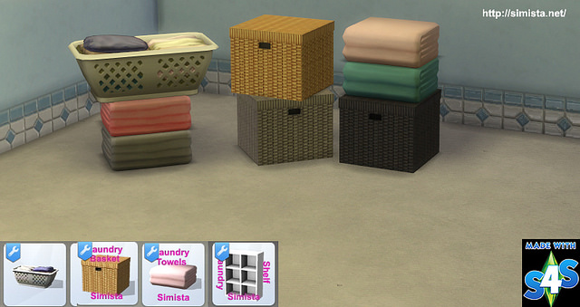 Sims 4 Laundry Deco Pack at Simista