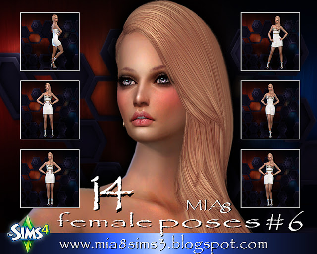 Sims 4 14 female poses #6 at MIA8