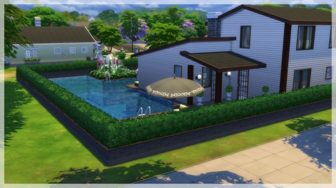 Sims 4 Rubinen house by Indra at SimsWorkshop