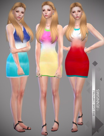 Collection Dress Heart Summer at Jenni Sims » Sims 4 Updates