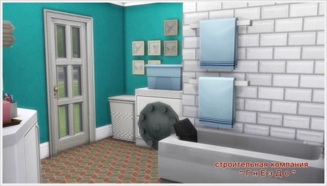 Sims 4 Amigo Bathroom at Sims by Mulena