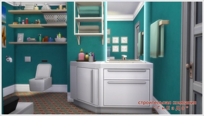 Sims 4 Amigo Bathroom at Sims by Mulena
