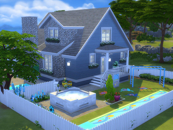 Sims 4 The Abbeville house by sharon337 at TSR