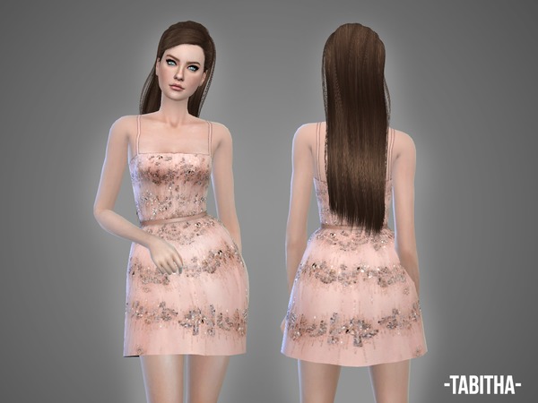 Sims 4 Tabitha dress by April at TSR