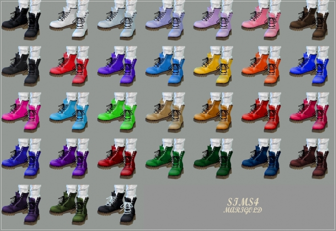 Male Combat Boots at Marigold » Sims 4 Updates