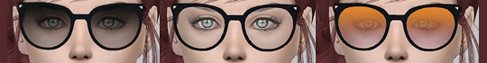 Sims 4 Cat eyes sunglasses at Merakisims