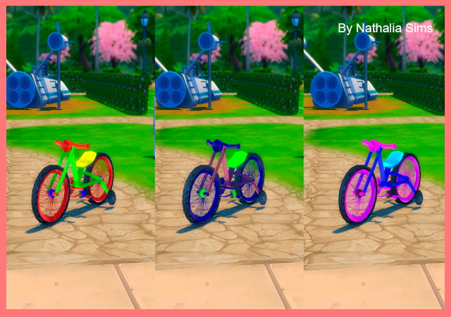 Sims 4 Fat Bike for Kids Conversion 2t4 at Nathalia Sims