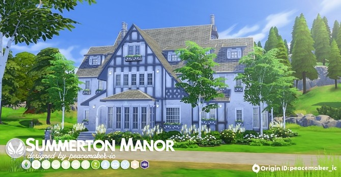 Sims 4 Summerton Manor at Simsational Designs