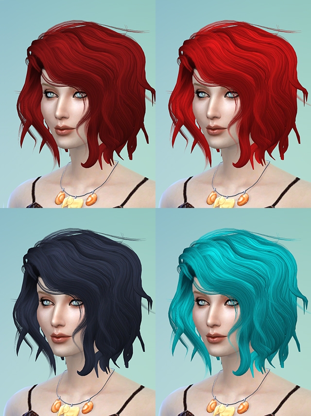 Leahliliths Hair Retexture By Delise At Sims Artists Sims 4 Updates