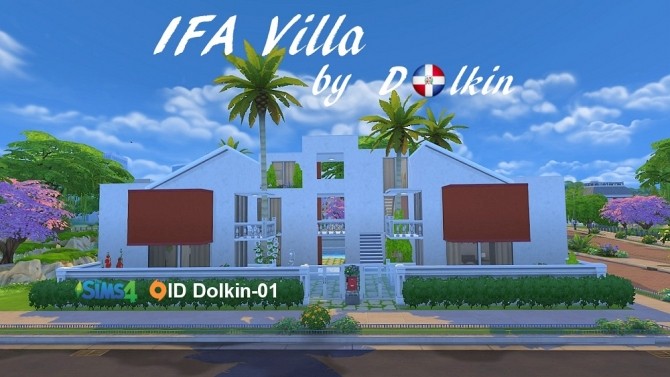 Sims 4 IFA Villa by Dolkin at ihelensims