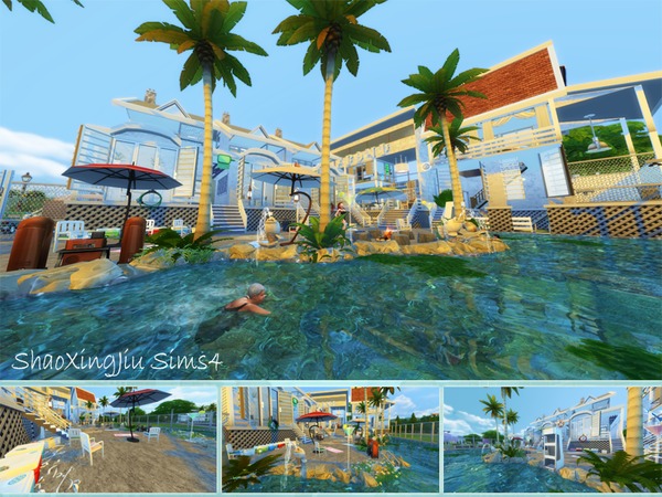 Sims 4 VIP Beach Resort by jeisse197 at TSR