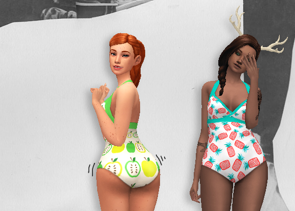Sims 4 Swimfruits at Hamburger Cakes