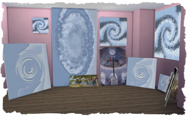 Sims 4 derMarcel paintings by Chalipo at All 4 Sims