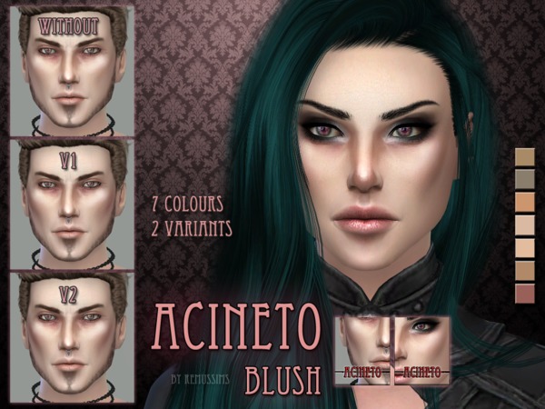 Sims 4 Acineto Blush by RemusSirion at TSR