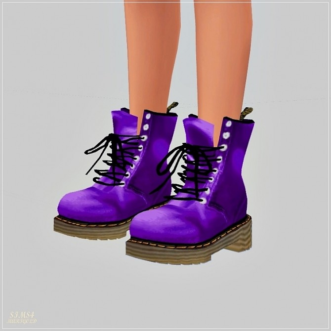 Female Combat Boots at Marigold » Sims 4 Updates