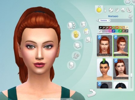 High Ponytail by Kiara Zurk at My Stuff » Sims 4 Updates