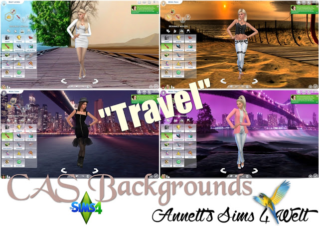 Sims 4 Travel CAS Backgrounds at Annett’s Sims 4 Welt