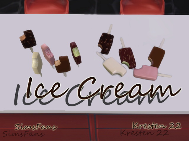 Sims 4 Ice Cream deco by Kresten 22 at Sims Fans