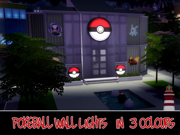 Sims 4 Pokemon Rugs & Wall Lamps by Waterwoman at Akisima