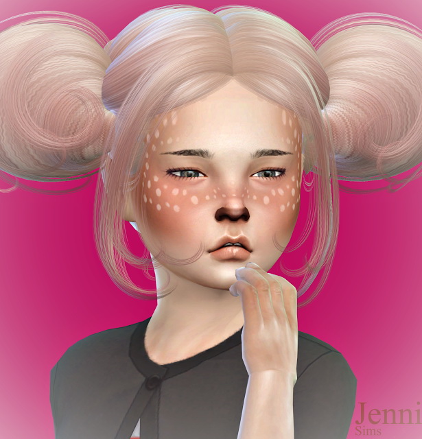 Sims 4 Fish head and Face Paint Child at Jenni Sims