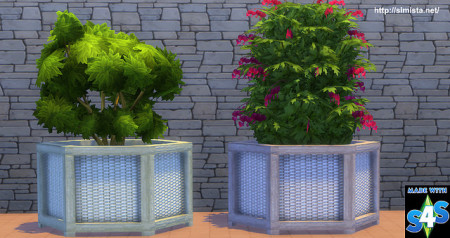 Large Bamboo Planter Box at Simista » Sims 4 Updates