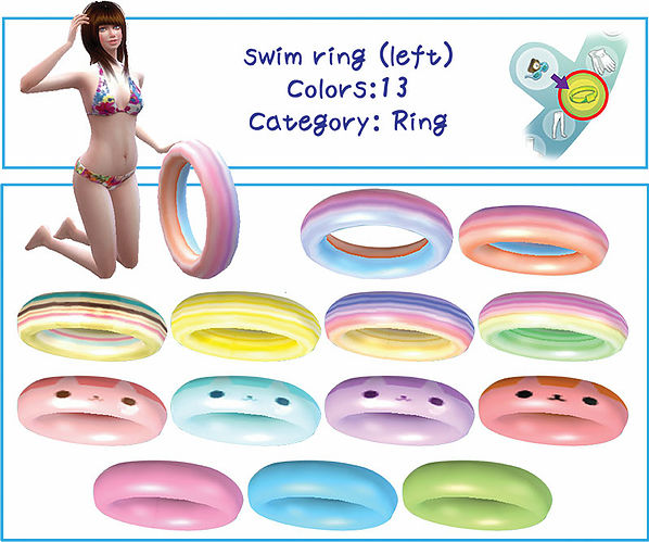 Sims 4 Swim ring at A luckyday