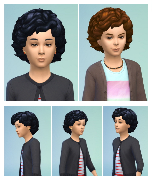Sims 4 BigCurls Hair at Birksches Sims Blog