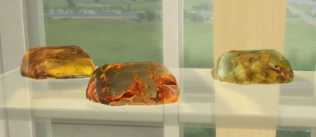 Three pieces of amber at Sims 4 Studio